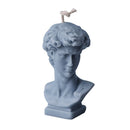 Silicone David Head Candle Mold DIY Making Tools Set Homemade Mould Home Decor