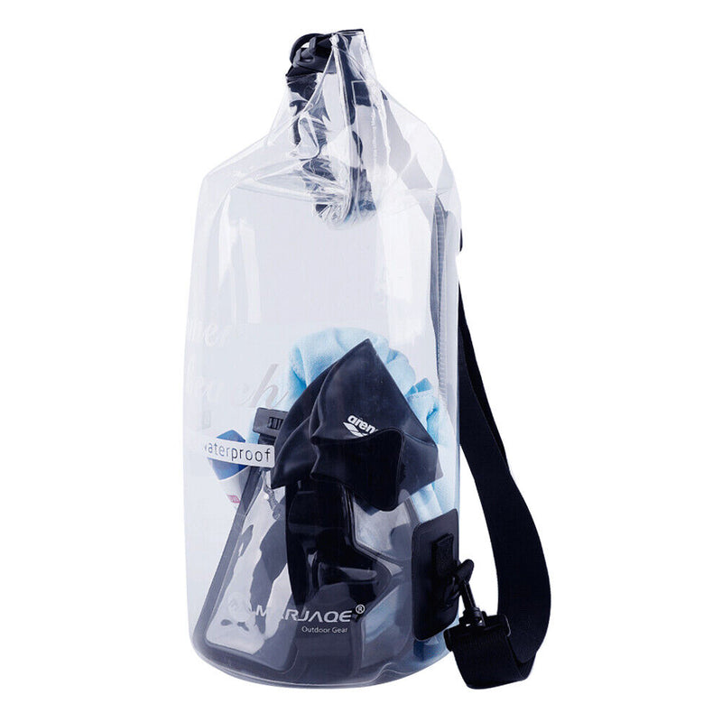 15L Waterproof Pack Pouch Swimming Kayaking Trekking Boating Storage Bags