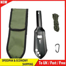 Outdoor Camping Shovel Carabiner Paracord Rope Set Garden Digging Spade EDC Tool