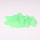 100pcs Luminous Glowing Stones Glow in the Dark Garden Decor Pebble (G)