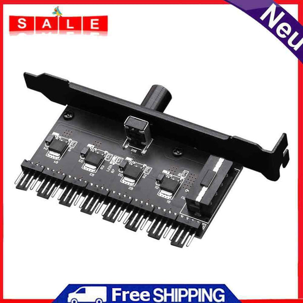 Speed Controller Adapter CPU HUB Splitter Cooler Single-Channel Control for Fans