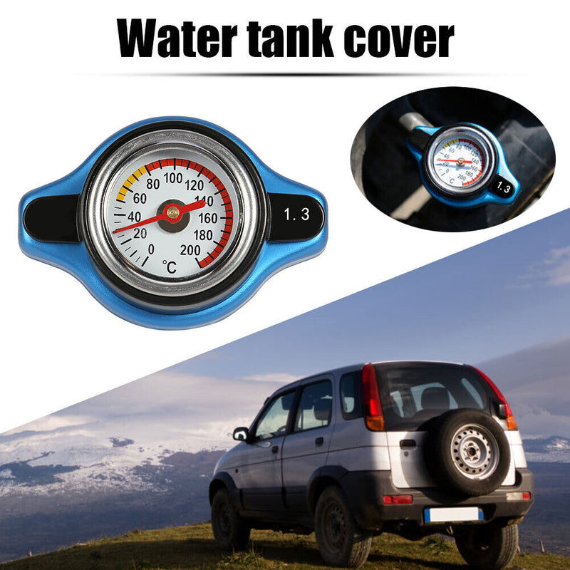 1.3 Bar Thermo Thermostatic High Pressure Radiator Cap with Temperature Gau