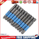 10pcs 50mm PH2 Anti Slip Cross Bit Drill Head Screwdriver Bits Hand Tools