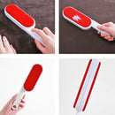Reusable Pet Dog Hair Remover Double-Sided Sofa Clothes Cleaning Brush (L) Newly