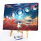 Planet Girl Oil Paint By Numbers DIY Handpainted on Canvas Wall Art Picture