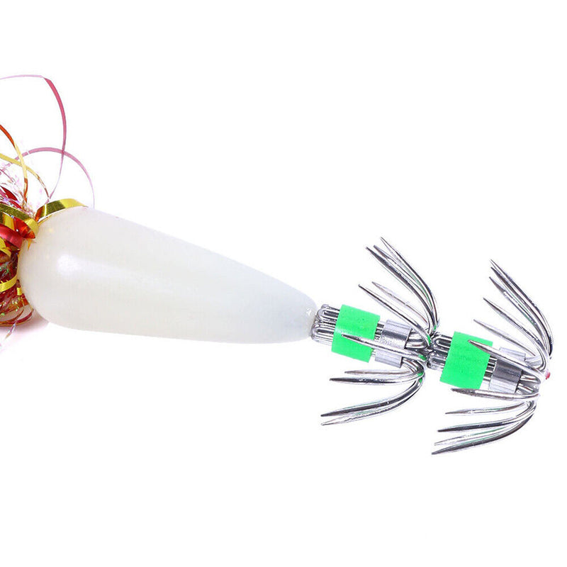 10cm 8.7g Jig Skirt Fishing Lure Luminous Artificial Jigging Sea Saltwater Baits