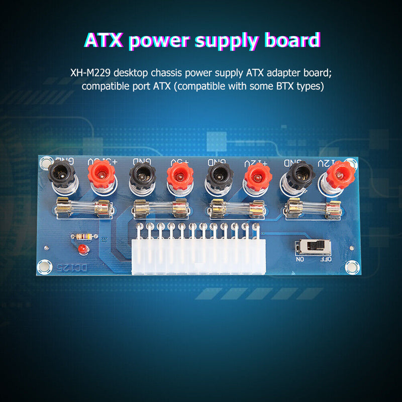 XR-M229 For Desktop Chassis PC Case ATX Power Supply Module Output Lead Board