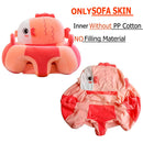 Baby Sofa Support Seat Cover Plush Learning To Sit Feeding Chair (Fish) Newly
