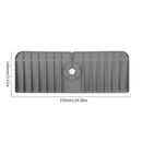 Silicone Kitchen Faucet Absorbent Mat Sink Water Splash Odor Guard (Grey) Newly