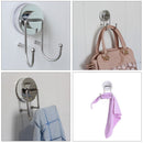 Wall Coat Rack Towel Clothes Storage Hanging Hooks Household Powerful Vacuum