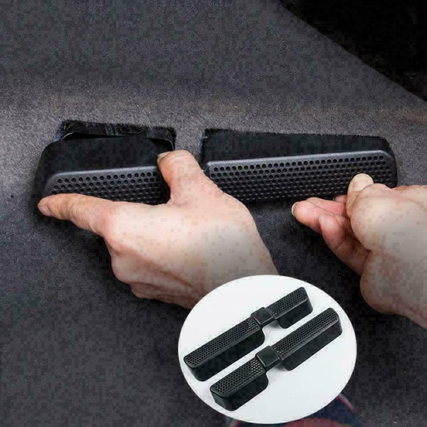 2Pcs Car Air Conditioner Cover Under Rear Seat Seat Air L2J3 Duct K9Q4 A6T3