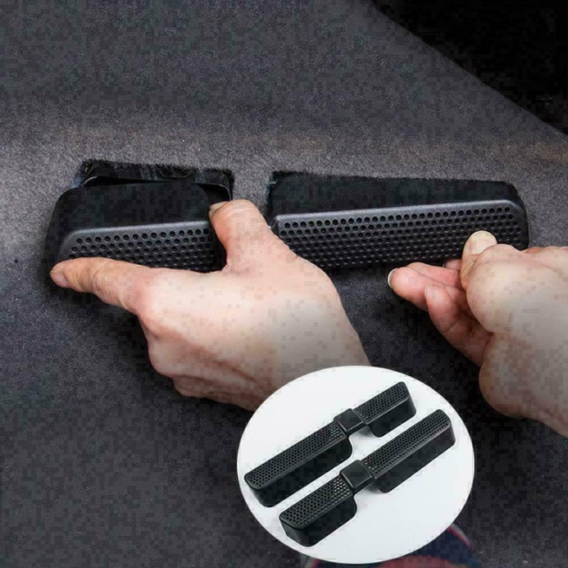 2Pcs Car Air Conditioner Cover Under Rear Seat Seat Air L2J3 Duct K9Q4 A6T3