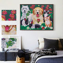 5D DIY Special Shaped Diamond Painting Cats Dogs Cross Stitch Embroidery