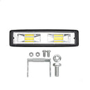 2pcs Car LED Work Light Headlights 48W 16LED Off Road Vehicle Spotlight