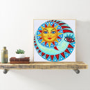 5D Part Special Shaped Drill Luminous Diamond Painting Sun God Art (GT105)
