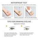 Matte Longlasting Black Eye Liner Pen Eyeshadow Pigment Eyeliner Liquid Pencil
