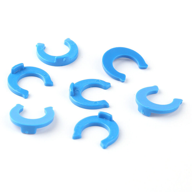 50x 1/4 3/8 OD Tube PE Pipe Fitting Clip RO Water Filter Reverse Osmosis Syst