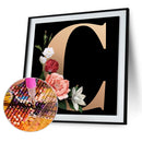 5D Letter C Mosaic Diamond Painting Drawing Full Round Drill DIY Art Handcr