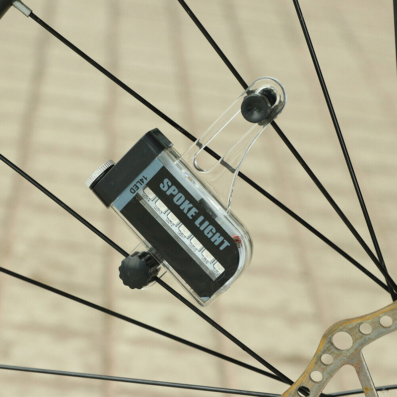 2pcs Waterproof Bicycle Spoke Light LED Mountain Bike Wheel Safety Warning