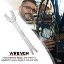 Open End Wrench 250mm Repair Tools Nut Spanner for Auto Mechanical Maintenance
