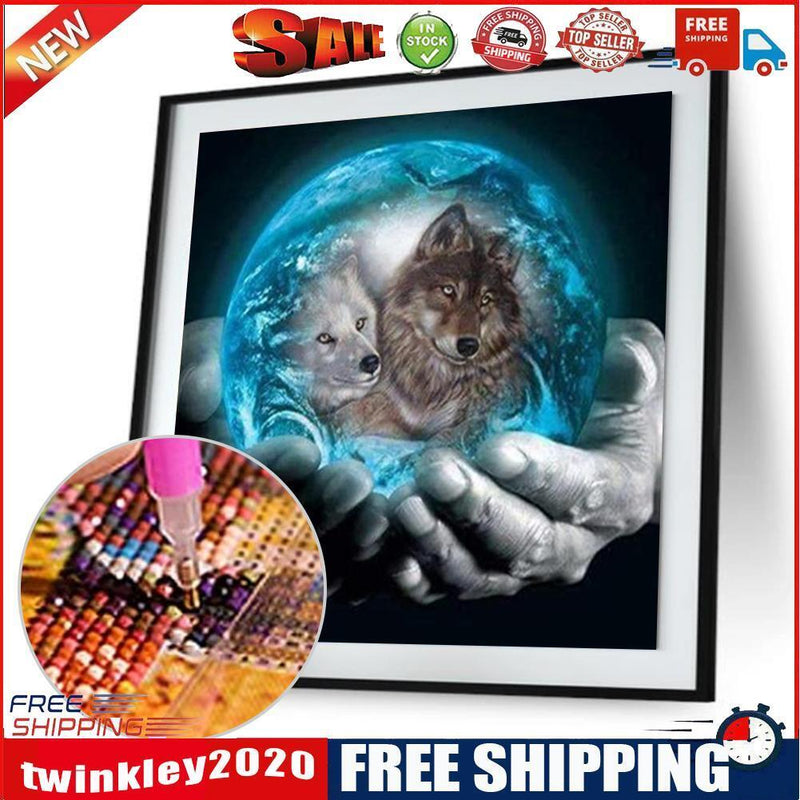 Wolf 5D Full Drill Diamond Painting Embroidery DIY Cross Stitch Home Decor