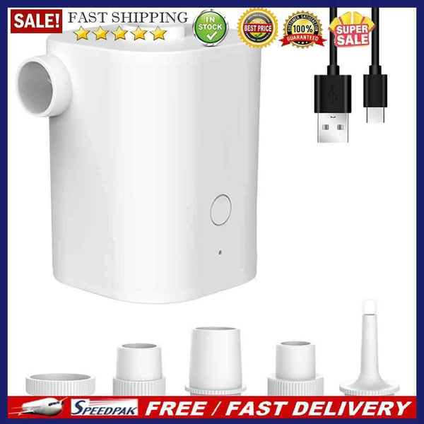 Portable Electric Inflatable Air Pump for Air Mattress Swimming Rings Boat
