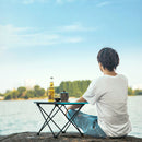 Aluminum Alloy Portable BBQ Desk Folding Table for Outdoor Folding Hiking Picnic