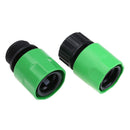 2pcs Male and Female Plastic Quick Coupling Hose Connector 3/4&