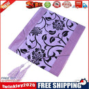 Chameleon Flocking Tablecloth Home Runners Dinner Table Flag Cover(Purple)