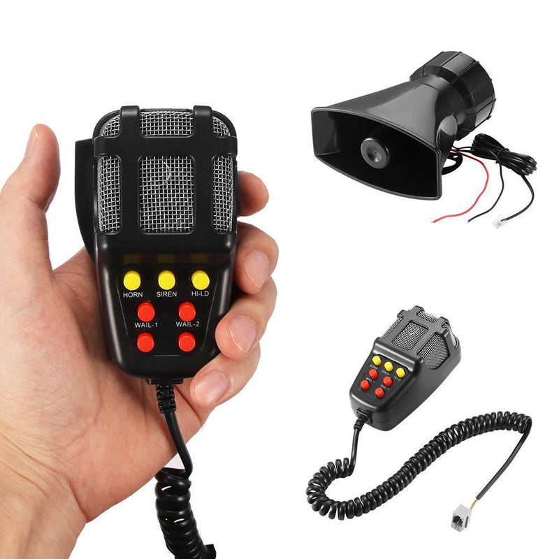 Emergency Sound Amplifier for Car Boat Van Truck 12V 80W 7 Sounds Speaker