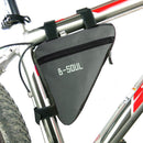 Triangle Cycling Bike Bicycle Front Tube Frame Pouch Bag(Gray) A