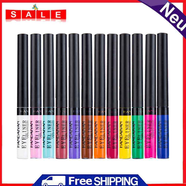 Women Colorful Matte Liquid Eyeliner Pencil Waterproof Quick Dry Pen Beauty Tool