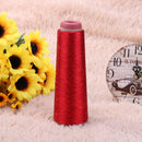 Glitter Stitch Yarn Sewing Thread Woven Embroidery Knitting Silk Line(Red)