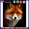 Fox Frameless Picture Oil Paint By Numbers Hand Painted Picture Room Decora