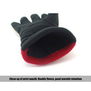 1 Pair Cycling Full Finger Fleece Gloves Anti-Freeze Gloves (Women Red) Newly