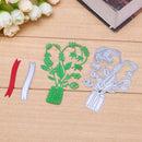 2pcs Flowerpot Metal Cutting Die DIY Scrapbook Embossing Stencil Paper Card