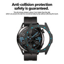 Cover for Huawei Watch GT3 46mm Hard Bumper Case (Dual Color Black Blue) Newly