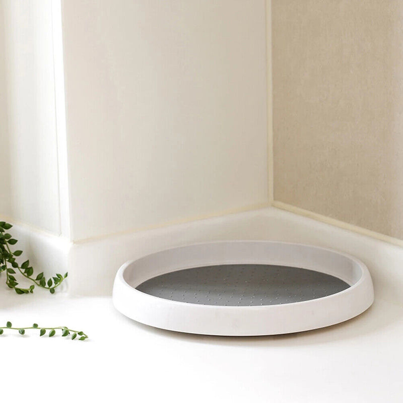 25.5cm Condiment Rotating Storage Tray Portable Spice Salt Sugar Can Shelf Newly