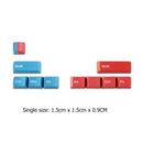 10pcs Mechanical Keyboard CMYK Keycap for Cherry/Kailh Key Caps (For NS)
