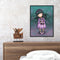 Listen Music Girl Frameless DIY Oil Paint by Numbers Kit Picture Wall Art