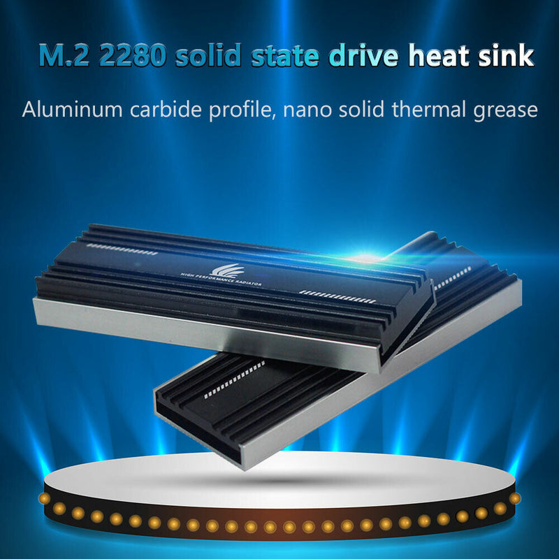 M.2 SSD Heatsink Cooler M2 2280 Solid State Hard Disk Radiator Thermal Pad