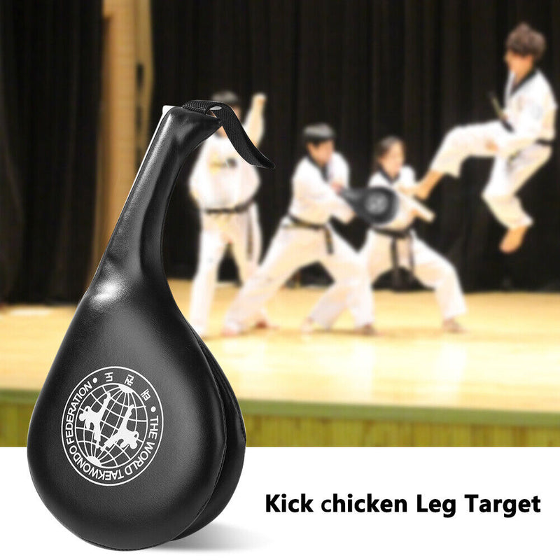 Taekwondo Boxing Training Pads Karate Punch MMA Sponge Foot Target (Black) Newly