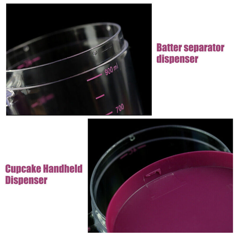 Batter Dispenser DIY Muffin Cupcake Pancake Funnel Measuring Baking Tools Newly