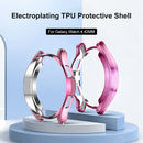Electroplated Protective Cover Accessories for for Galaxy Watch 4 Classic 42mm