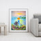 40x50cm Frameless Oil Paint By Numbers Bicycle Girl DIY Canvas Picture Kit