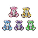 5pcs DIY Full Drill Special Shape Diamond Painting Bear Key Ring Embroidery Gift
