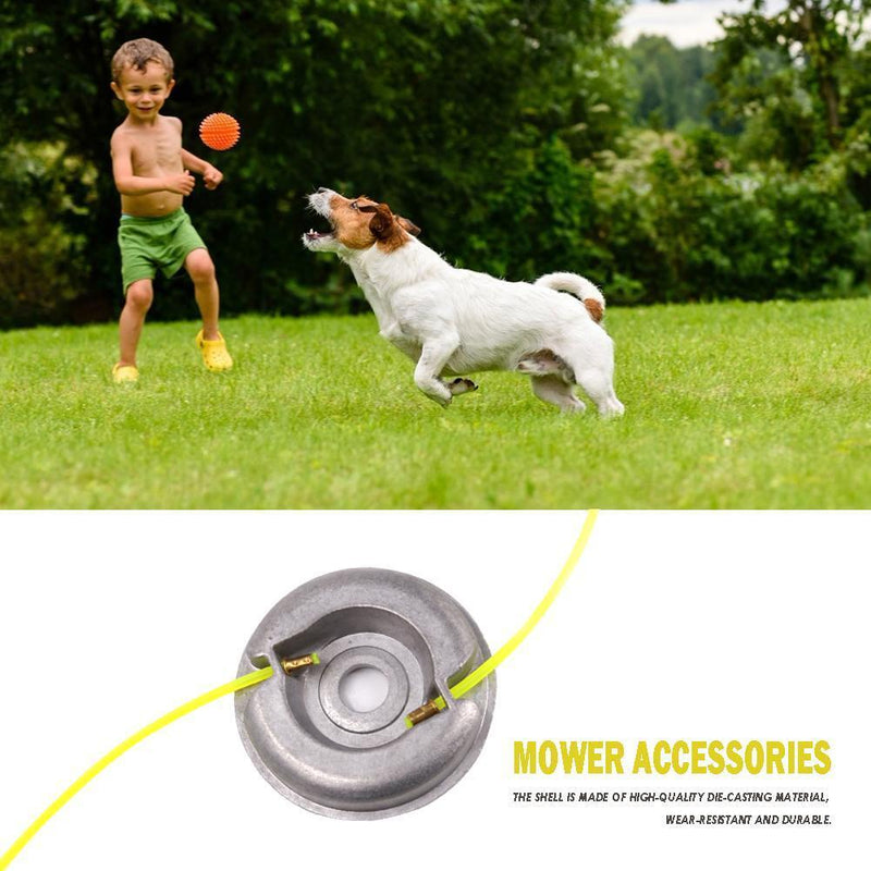 Aluminum Alloy Grass Trimmer Head Lawn Mower Head for Strimmer Replacement
