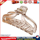 Fashion Women Clear Hollow Hair Clamps Ponytail Claw Hair Accessories (11) Newly