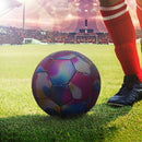 Standard Luminous Competition Football PU Reflective Soccer Ball for Beginn