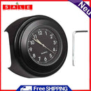 Motorcycle Clock Waterproof 22-25mm Slide Handleable Watch Luminous Quartz Clock